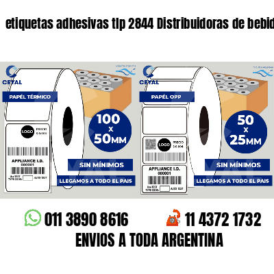 etiquetas adhesivas tlp 2844 Distribuidoras de bebidas