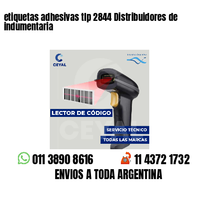 etiquetas adhesivas tlp 2844 Distribuidores de indumentaria