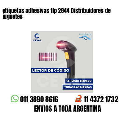 etiquetas adhesivas tlp 2844 Distribuidores de juguetes