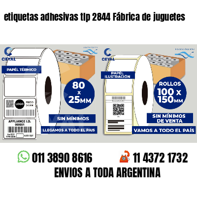 etiquetas adhesivas tlp 2844 Fábrica de juguetes