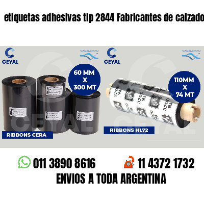 etiquetas adhesivas tlp 2844 Fabricantes de calzado