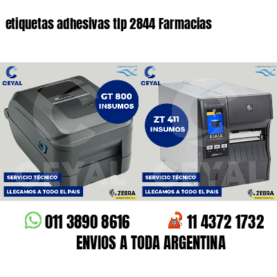 etiquetas adhesivas tlp 2844 Farmacias