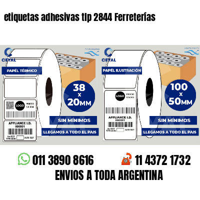 etiquetas adhesivas tlp 2844 Ferreterías
