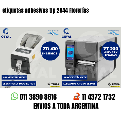 etiquetas adhesivas tlp 2844 Florerías