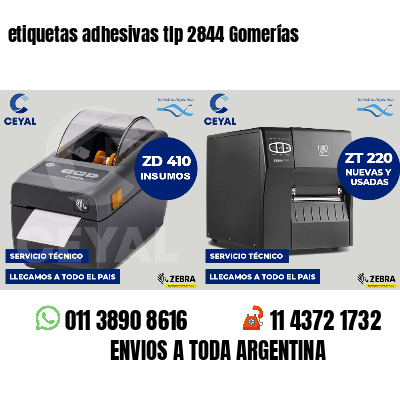etiquetas adhesivas tlp 2844 Gomerías
