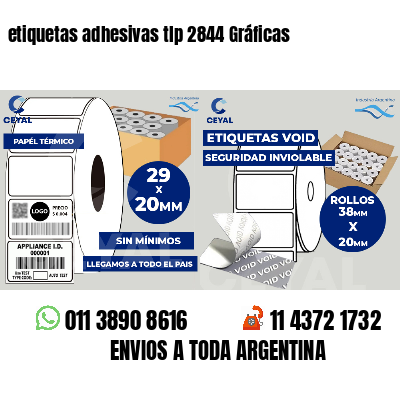 etiquetas adhesivas tlp 2844 Gráficas