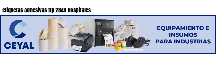 etiquetas adhesivas tlp 2844 Hospitales