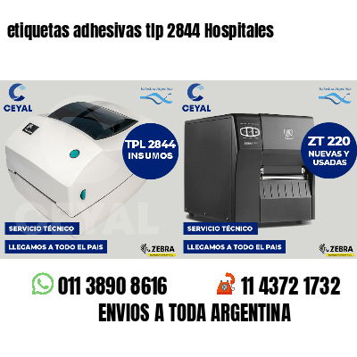 etiquetas adhesivas tlp 2844 Hospitales