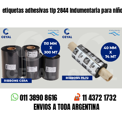 etiquetas adhesivas tlp 2844 Indumentaria para niños