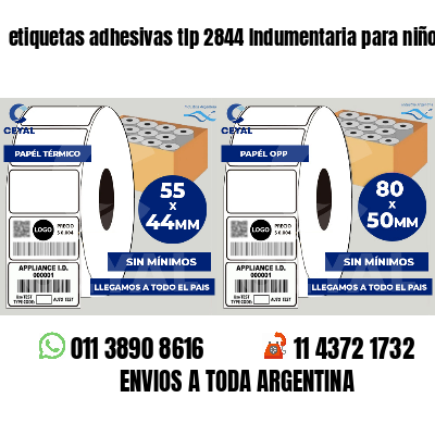 etiquetas adhesivas tlp 2844 Indumentaria para niños