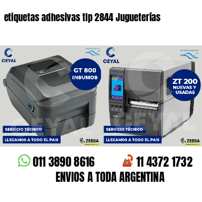 etiquetas adhesivas tlp 2844 Jugueterías