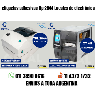 etiquetas adhesivas tlp 2844 Locales de electrónica