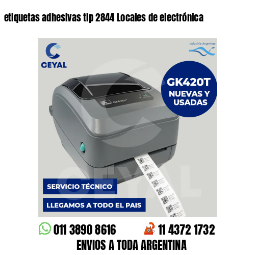 etiquetas adhesivas tlp 2844 Locales de electrónica