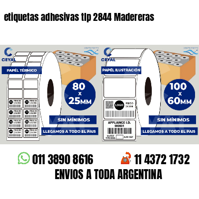 etiquetas adhesivas tlp 2844 Madereras