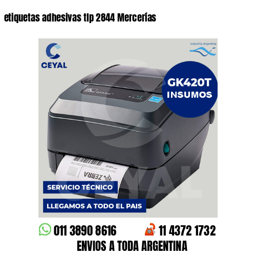 etiquetas adhesivas tlp 2844 Mercerías