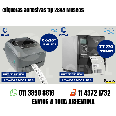 etiquetas adhesivas tlp 2844 Museos