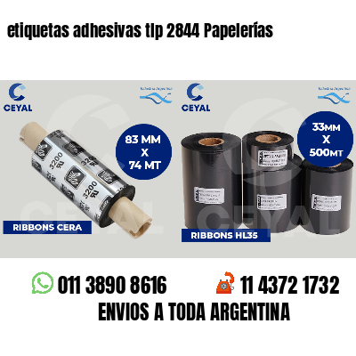 etiquetas adhesivas tlp 2844 Papelerías