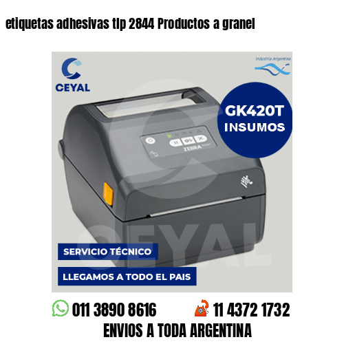 etiquetas adhesivas tlp 2844 Productos a granel