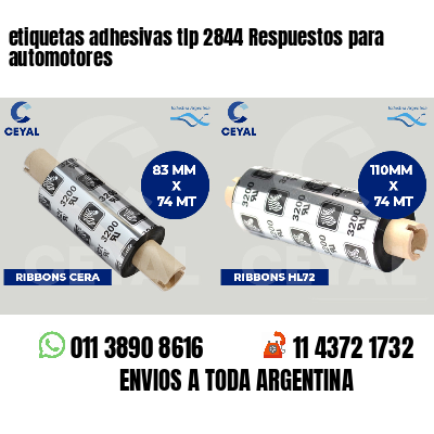 etiquetas adhesivas tlp 2844 Respuestos para automotores