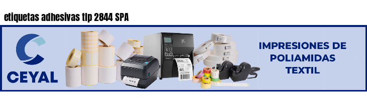 etiquetas adhesivas tlp 2844 SPA