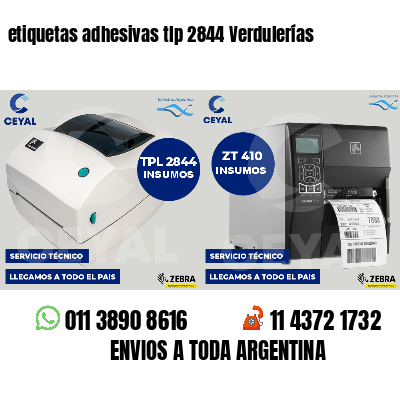 etiquetas adhesivas tlp 2844 Verdulerías