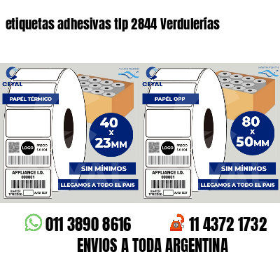etiquetas adhesivas tlp 2844 Verdulerías