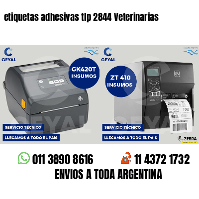 etiquetas adhesivas tlp 2844 Veterinarias