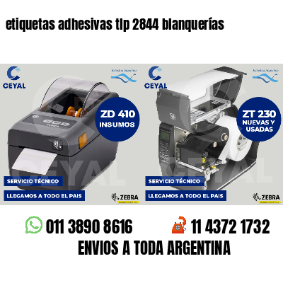 etiquetas adhesivas tlp 2844 blanquerías