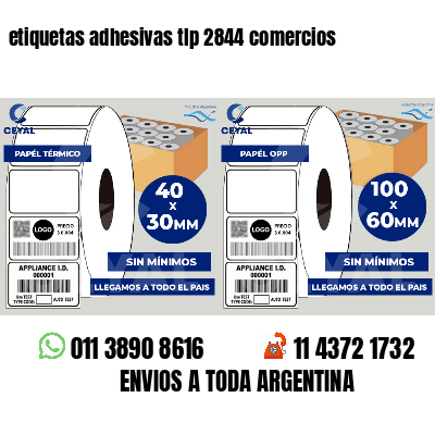 etiquetas adhesivas tlp 2844 comercios
