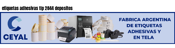 etiquetas adhesivas tlp 2844 depositos