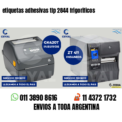 etiquetas adhesivas tlp 2844 frigorificos
