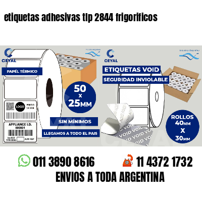 etiquetas adhesivas tlp 2844 frigorificos