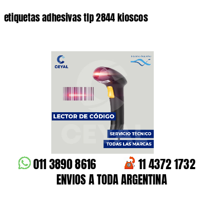 etiquetas adhesivas tlp 2844 kioscos