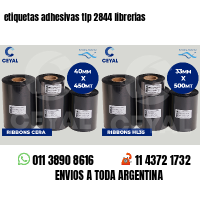 etiquetas adhesivas tlp 2844 librerias