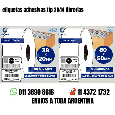 etiquetas adhesivas tlp 2844 librerias