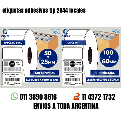 etiquetas adhesivas tlp 2844 locales