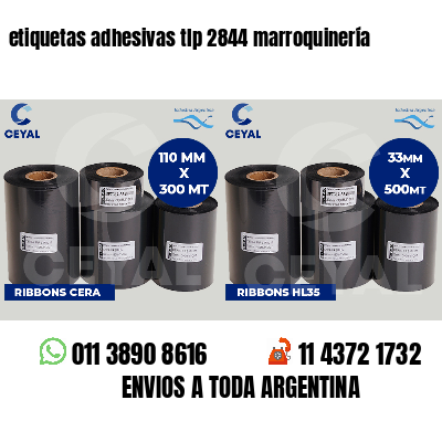 etiquetas adhesivas tlp 2844 marroquinería