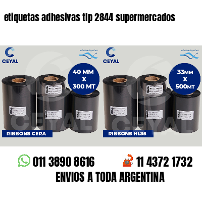 etiquetas adhesivas tlp 2844 supermercados