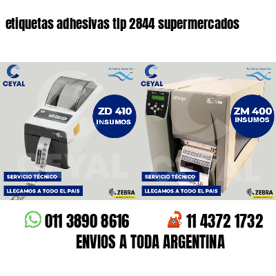 etiquetas adhesivas tlp 2844 supermercados