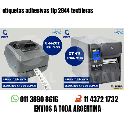 etiquetas adhesivas tlp 2844 textileras
