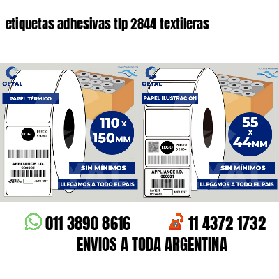 etiquetas adhesivas tlp 2844 textileras