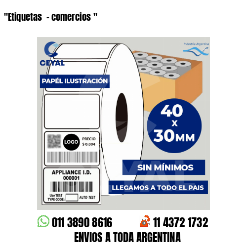 «Etiquetas  – comercios	«