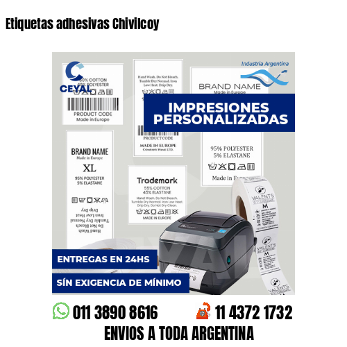 Etiquetas adhesivas Chivilcoy