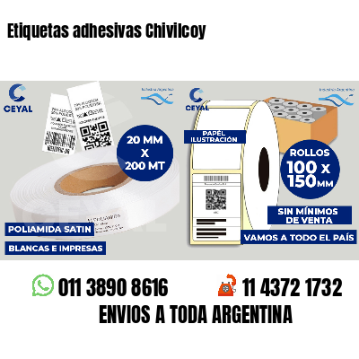 Etiquetas adhesivas Chivilcoy