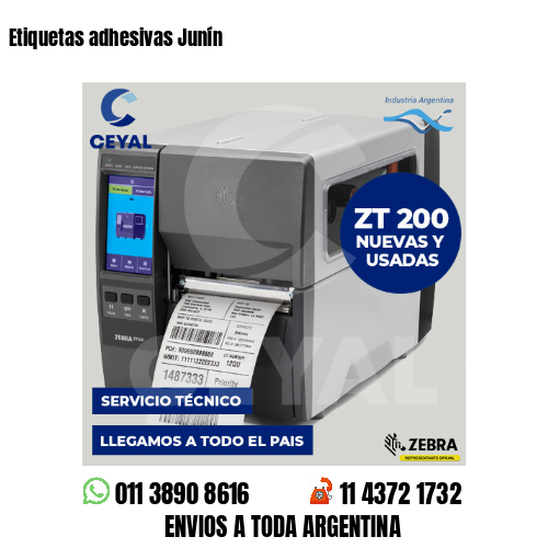 Etiquetas adhesivas Junín