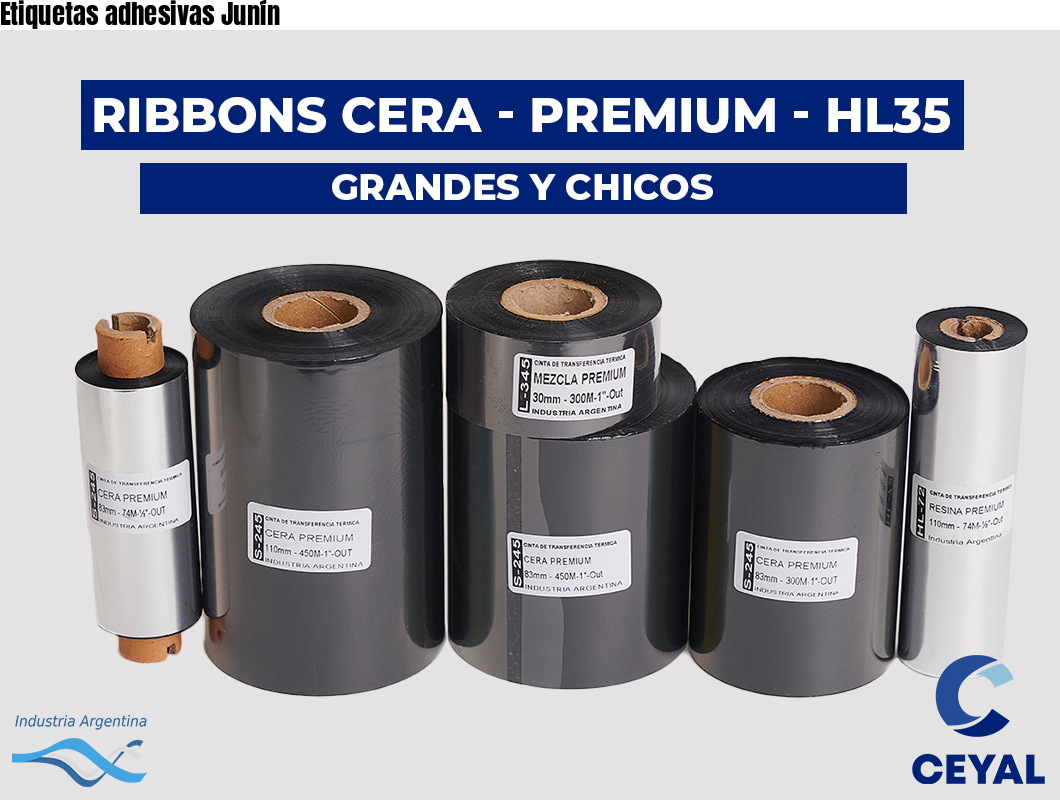 Etiquetas adhesivas Junín