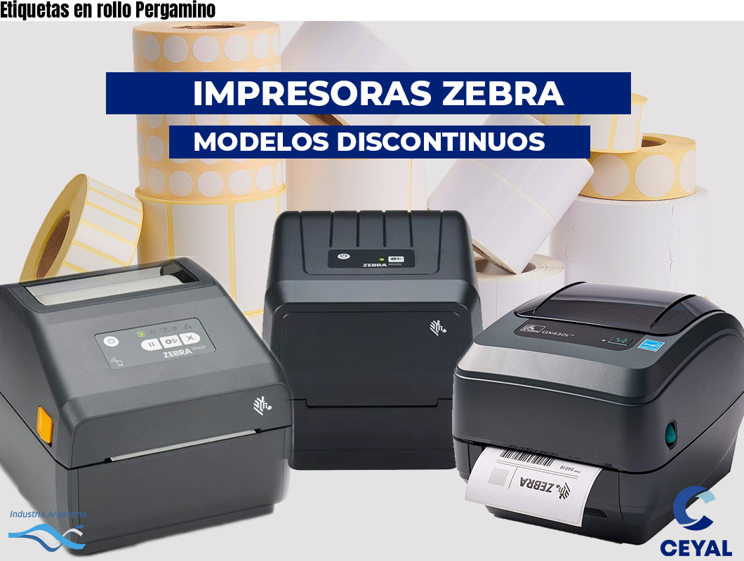 Etiquetas en rollo Pergamino