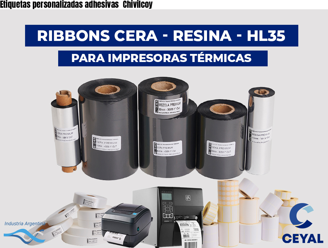 Etiquetas personalizadas adhesivas  Chivilcoy