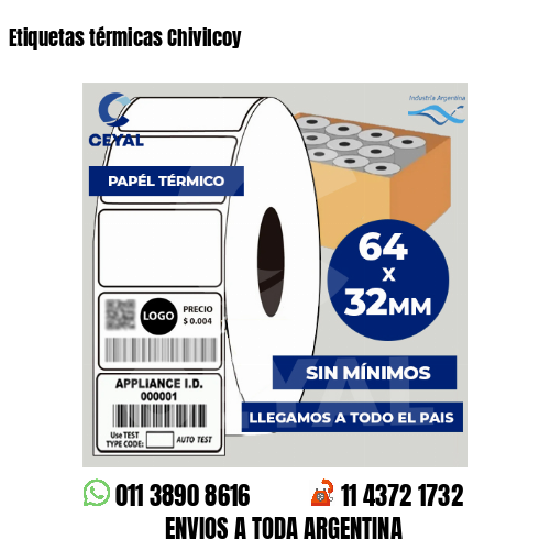Etiquetas térmicas Chivilcoy