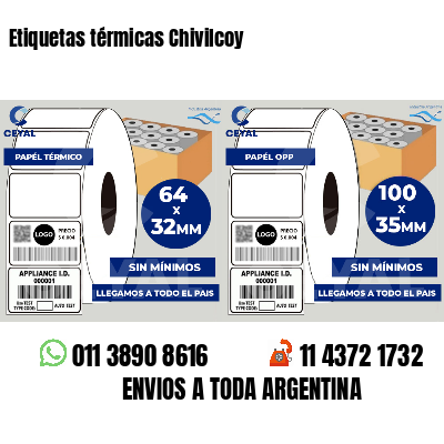 Etiquetas térmicas Chivilcoy